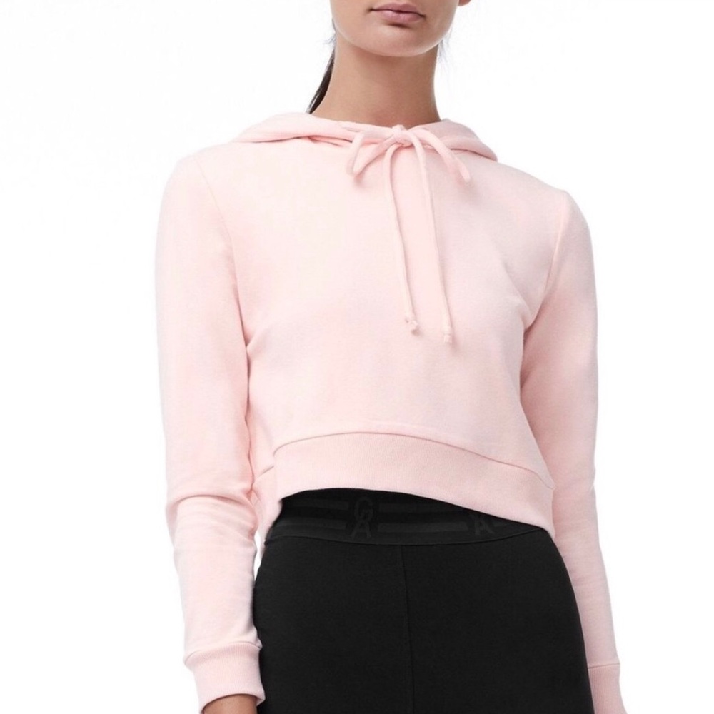 Good American Cropped Hoodie